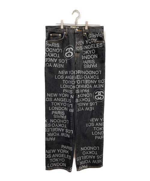 stussy（ステューシー）stussy (ステューシー) Big Ol City Link Denim Jean ブラック サイズ:28の古着・服飾アイテム