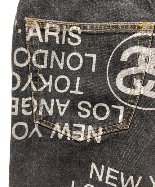 stussy（ステューシー）stussy (ステューシー) Big Ol City Link Denim Jean ブラック サイズ:28の古着・服飾アイテム