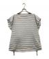 ISSEY MIYAKE me（イッセイ ミヤケ ミー）の古着「プリーツスクエアカットソー」｜グレー