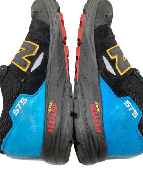 NEW BALANCE（ニューバランス）NEW BALANCE (ニューバランス) ローカットスニーカー / MTL575UT ブラック×ブルー サイズ:UK 7 1/2の古着・服飾アイテム