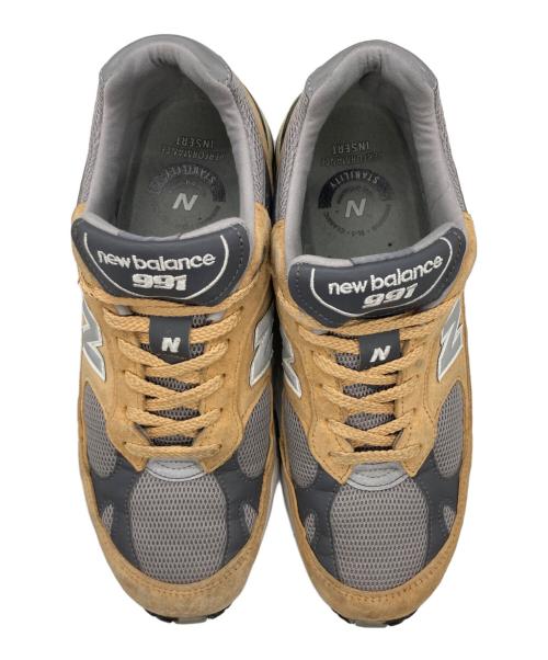 NEW BALANCE（ニューバランス）NEW BALANCE (ニューバランス) ローカットスニーカー / M991TGG ベージュ×グレー サイズ:US9の古着・服飾アイテム