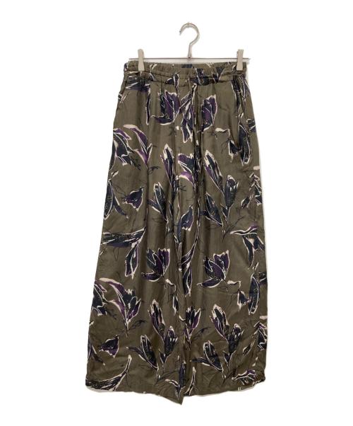 SACRA（サクラ）SACRA (サクラ) AUTUMN FLORA PANTS カーキ サイズ:38の古着・服飾アイテム