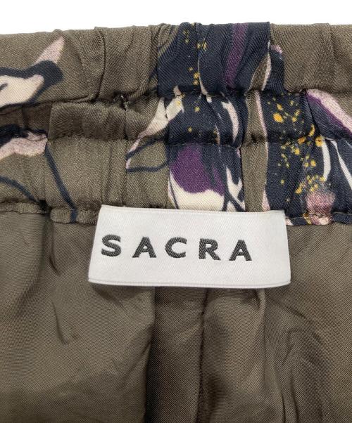 SACRA（サクラ）SACRA (サクラ) AUTUMN FLORA PANTS カーキ サイズ:38の古着・服飾アイテム
