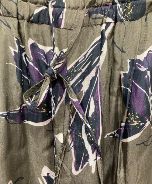 SACRA（サクラ）SACRA (サクラ) AUTUMN FLORA PANTS カーキ サイズ:38の古着・服飾アイテム