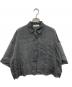 SACRA（サクラ）の古着「PREMIUM SILK COTTON CROPPED SHIRT」｜グレー
