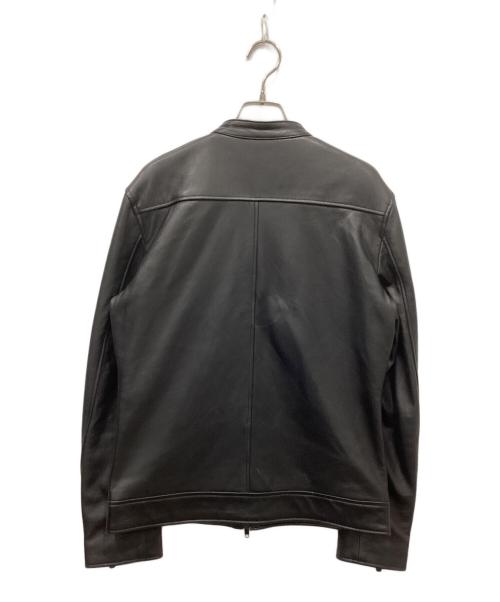 renoma（レノマ）renoma (レノマ) ラムレザージャケット ブラック サイズ:Mの古着・服飾アイテム