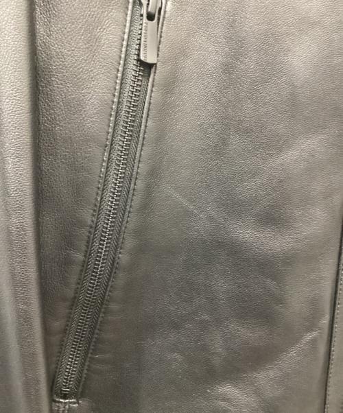 renoma（レノマ）renoma (レノマ) ラムレザージャケット ブラック サイズ:Mの古着・服飾アイテム