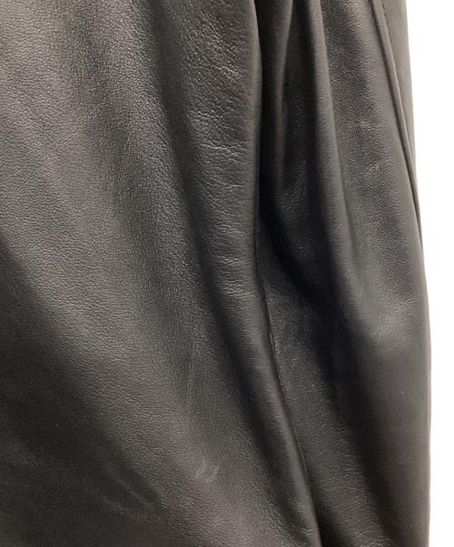 renoma（レノマ）renoma (レノマ) ラムレザージャケット ブラック サイズ:Mの古着・服飾アイテム