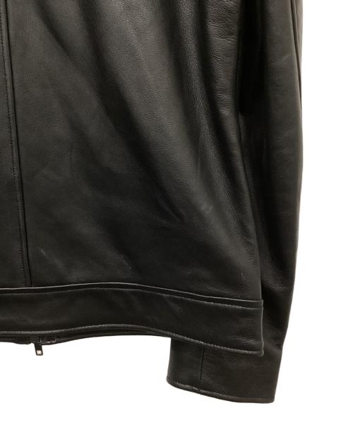 renoma（レノマ）renoma (レノマ) ラムレザージャケット ブラック サイズ:Mの古着・服飾アイテム