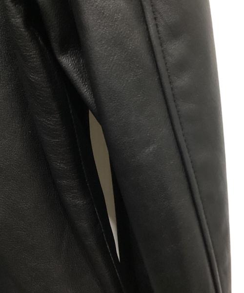 renoma（レノマ）renoma (レノマ) ラムレザージャケット ブラック サイズ:Mの古着・服飾アイテム