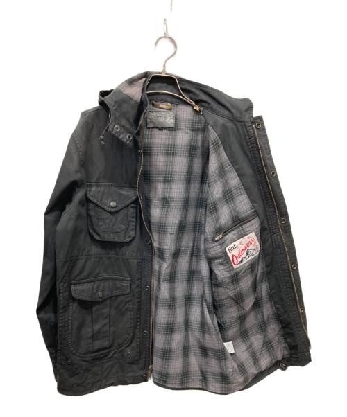HUF（ハフ）HUF (ハフ) コーティングジャケット ブラック サイズ:Mの古着・服飾アイテム