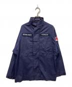 British Armyブリティッシュアーミー）の古着「COMBAT JACKET」｜ネイビー