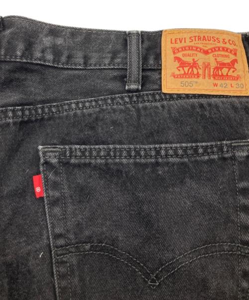 LEVI'S（リーバイス）LEVI'S (リーバイス) 505ブラックデニム ブラック サイズ:42の古着・服飾アイテム
