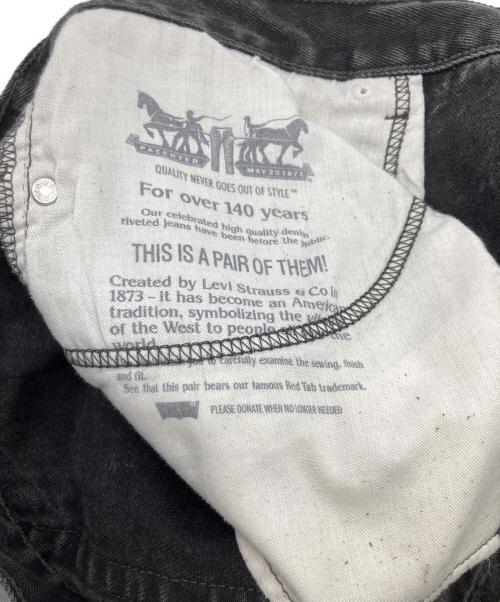LEVI'S（リーバイス）LEVI'S (リーバイス) 505ブラックデニム ブラック サイズ:42の古着・服飾アイテム