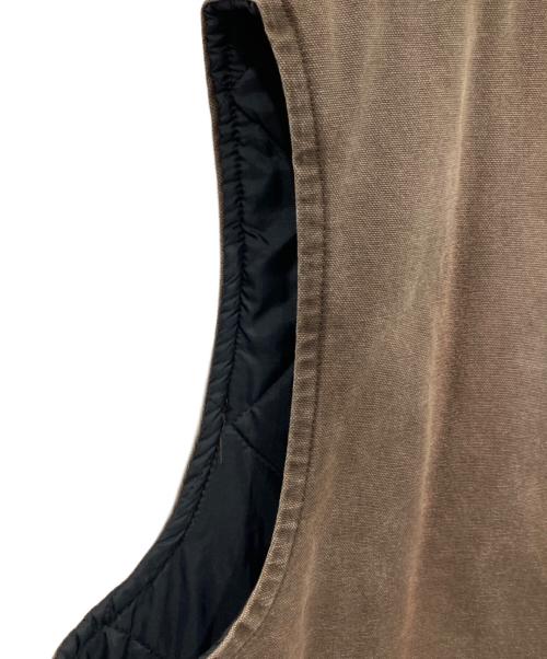 CarHartt（カーハート）CarHartt (カーハート) ダックベスト ブラウン サイズ:3XLの古着・服飾アイテム