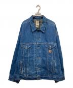 CarHarttカーハート）の古着「Blanket Lined Denim Jacket / ブランケット デニムジャケット」｜インディゴ