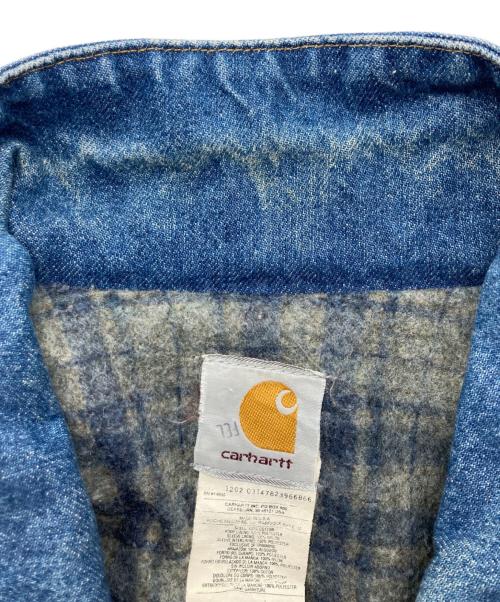 CarHartt（カーハート）CarHartt (カーハート) Blanket Lined Denim Jacket / ブランケット デニムジャケット インディゴ サイズ:4XLの古着・服飾アイテム