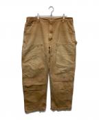 CarHarttカーハート）の古着「ダックダブルニーパンツ」｜ベージュ