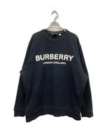 BURBERRY（バーバリー）の古着「LANSLOW スウェットシャツ」｜ブラック