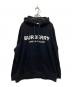 BURBERRY（バーバリー）の古着「フロントロゴプリントプルオーバーパーカー」｜ブラック