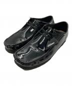 CLARKS×SUPREMEクラークス×シュプリーム）の古着「Patent Leather Wallabee / パテントレザーワラビー」｜ブラック