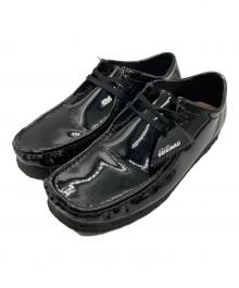 CLARKS×SUPREME（クラークス×シュプリーム）の古着「Patent Leather Wallabee / パテントレザーワラビー」｜ブラック