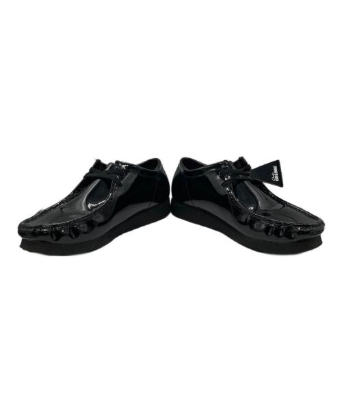 CLARKS（クラークス）CLARKS (クラークス) Supreme (シュプリーム) Patent Leather Wallabee / パテントレザーワラビー ブラック サイズ:27cmの古着・服飾アイテム