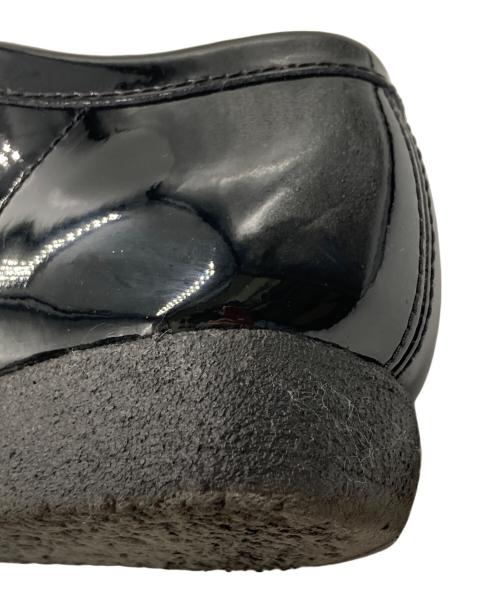 CLARKS（クラークス）CLARKS (クラークス) Supreme (シュプリーム) Patent Leather Wallabee / パテントレザーワラビー ブラック サイズ:27cmの古着・服飾アイテム