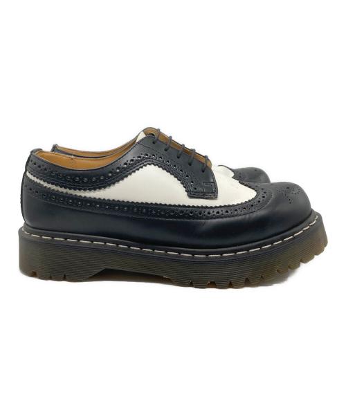 Dr.Martens（ドクターマーチン）Dr.Martens (ドクターマーチン) ウィングチップシューズ / BROGUE SHOE BEX ブラック×ホワイト サイズ:UK7の古着・服飾アイテム