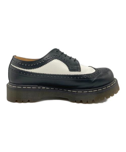 Dr.Martens（ドクターマーチン）Dr.Martens (ドクターマーチン) ウィングチップシューズ / BROGUE SHOE BEX ブラック×ホワイト サイズ:UK7の古着・服飾アイテム
