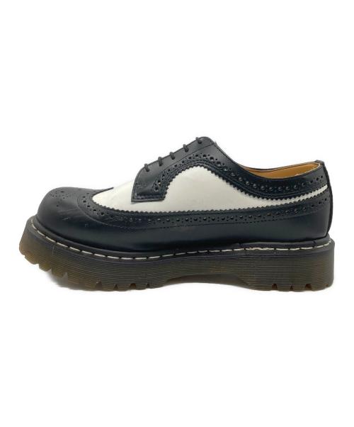 Dr.Martens（ドクターマーチン）Dr.Martens (ドクターマーチン) ウィングチップシューズ / BROGUE SHOE BEX ブラック×ホワイト サイズ:UK7の古着・服飾アイテム