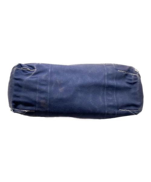 L.L.Bean（エルエルビーン）L.L.Bean (エルエルビーン) BOAT&TOTE / レザーハンドルトートバッグ アイボリー×ネイビーの古着・服飾アイテム