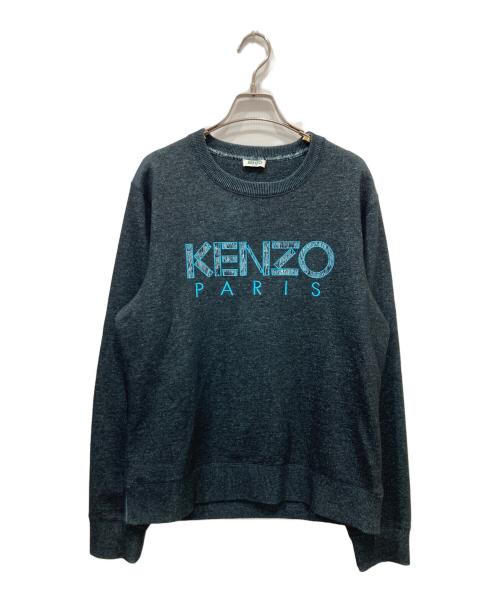 KENZO（ケンゾー）KENZO (ケンゾー) クルーネックスウェット ネイビー サイズ:Lの古着・服飾アイテム
