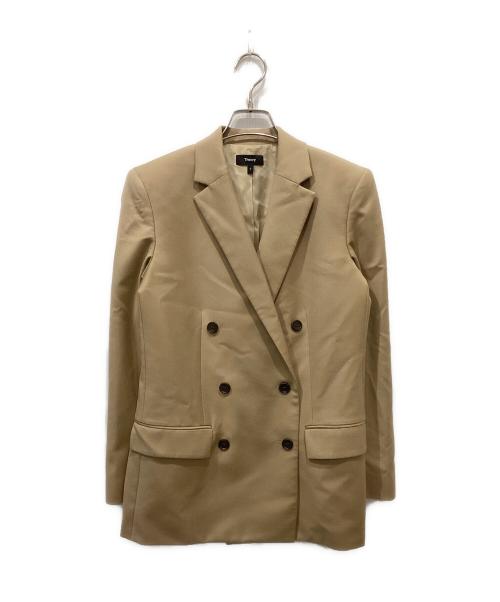 theory（セオリー）theory (セオリー) SLEEK FLANNEL BOXY DB JKT ベージュの古着・服飾アイテム
