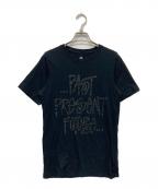 NIKE×stussyナイキ×ステューシー）の古着「30TH ANNIV. PAST PRESENT FUTURE T-SHIRT」｜ブラック