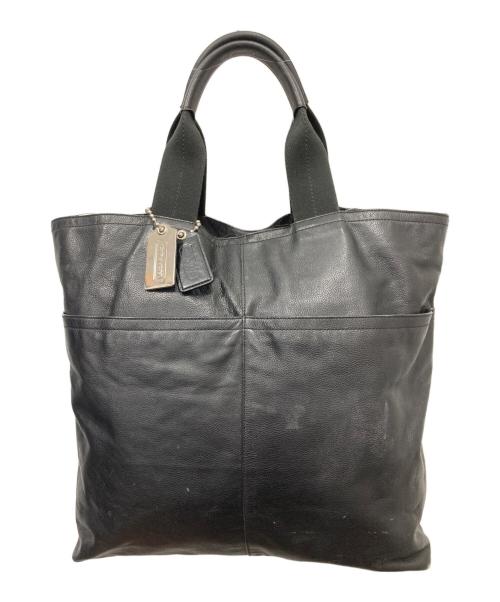 COACH（コーチ）COACH (コーチ) トンプソン ラージスリム ノースサウス トートバッグ ブラックの古着・服飾アイテム