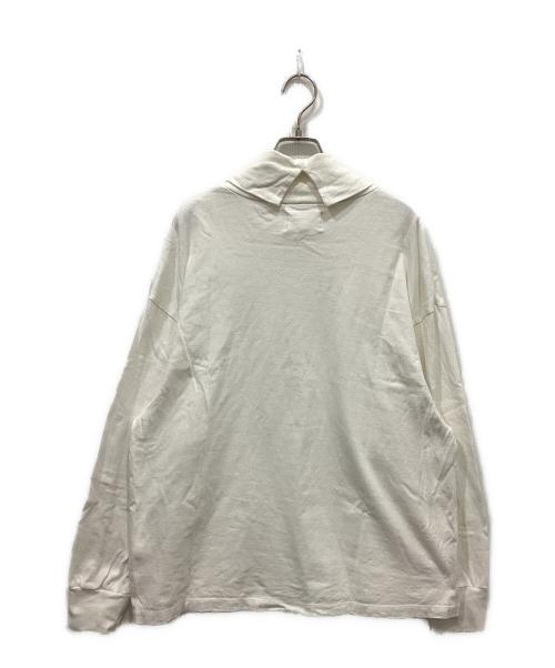 yokosakamoto（ヨウコサカモト）yokosakamoto (ヨウコサカモト) ハイネックカットソー ホワイト サイズ:Sの古着・服飾アイテム