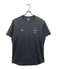 F.C.R.B.（エフシーレアルブリストル）の古着「MULTI COLOR LOGO S/S TOP」｜ブラック
