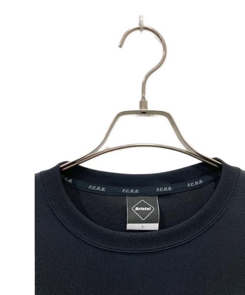 F.C.R.B.（エフシーレアルブリストル）F.C.R.B. (エフシーレアルブリストル) MULTI COLOR LOGO S/S TOP ブラック サイズ:Lの古着・服飾アイテム