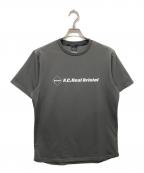 F.C.R.B.エフシーレアルブリストル）の古着「AUTHENTIC MESH TEE」｜グレー