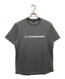 F.C.R.B.（エフシーレアルブリストル）の古着「AUTHENTIC MESH TEE」｜グレー