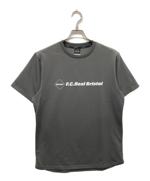 F.C.R.B.（エフシーレアルブリストル）F.C.R.B. (エフシーレアルブリストル) AUTHENTIC MESH TEE グレー サイズ:Mの古着・服飾アイテム