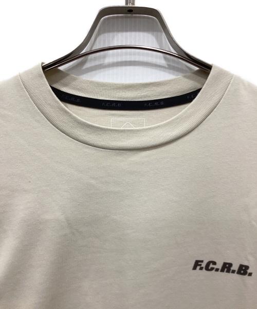 F.C.R.B.（エフシーレアルブリストル）F.C.R.B. (エフシーレアルブリストル) BIG LOGO L/S BAGGY TEE ベージュ サイズ:Sの古着・服飾アイテム