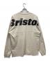 F.C.R.B. (エフシーレアルブリストル) BIG LOGO L/S BAGGY TEE ベージュ サイズ:S：9000円