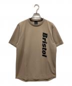 F.C.R.B.エフシーレアルブリストル）の古着「AUTHENTIC TRAINING TEE」｜ベージュ