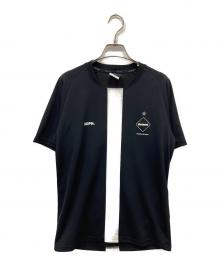F.C.R.B.（エフシーレアルブリストル）の古着「TRAINING S/S TOP」｜ブラック