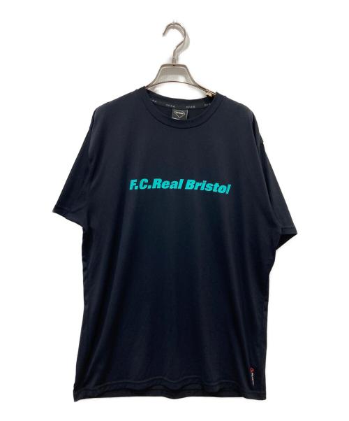 F.C.R.B.（エフシーレアルブリストル）F.C.R.B. (エフシーレアルブリストル) POLARTEC POWER DRY AUTHENTIC LOGO TEE ブラック サイズ:XLの古着・服飾アイテム