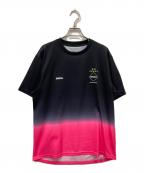 F.C.R.B.エフシーレアルブリストル）の古着「GRADATION PRE MATCH TOP」｜ブラック×ピンク