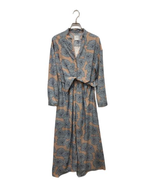 Ameri（アメリ）Ameri (アメリ) TIE SHIRT DRESS グレー サイズ:Freeの古着・服飾アイテム