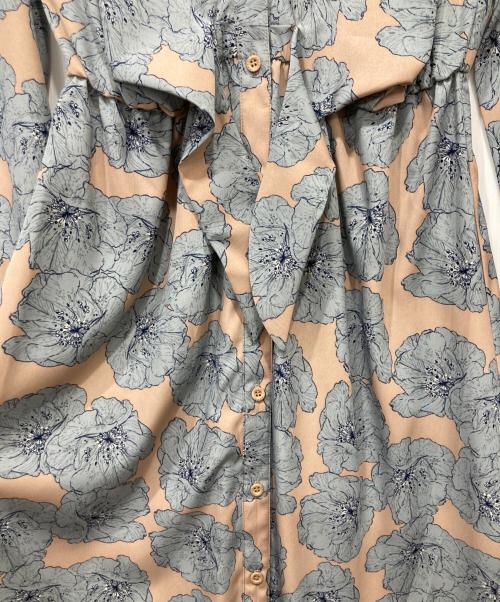 Ameri（アメリ）Ameri (アメリ) TIE SHIRT DRESS グレー サイズ:Freeの古着・服飾アイテム